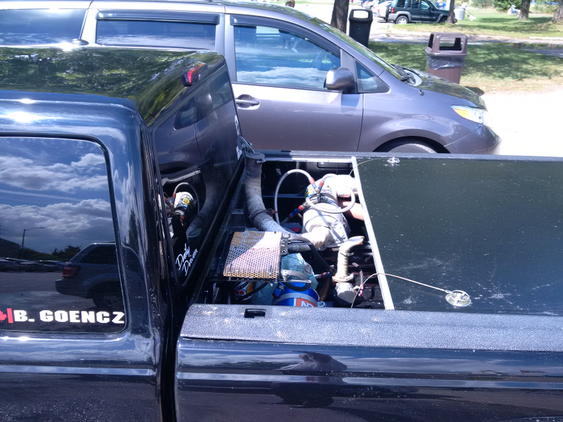 Yes, a turbo. And a NOS bottle.